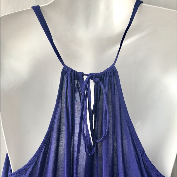 Free People Intimately Royal Blue Lace Dress, Lrg - Picture 7 of 8